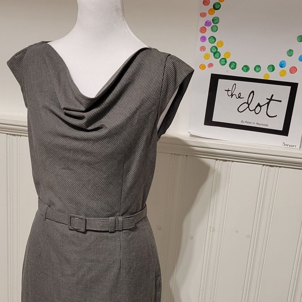 Banana Republic Charcoal Midi Dress